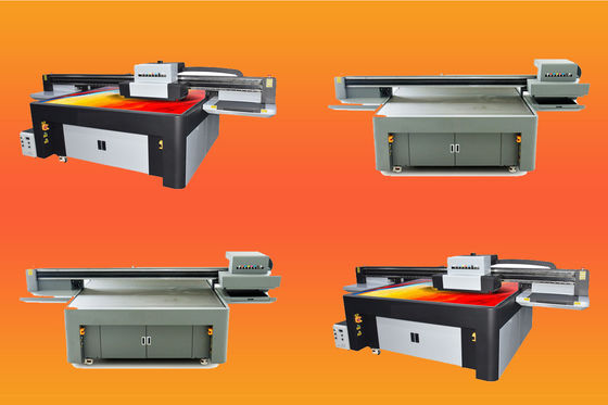 Δύο νουζέλες LED UV flatbed εκτυπωτής για άκαμπτα ευέλικτα υλικά με ανάλυση 1440dpi με διεπαφή USB 3.0