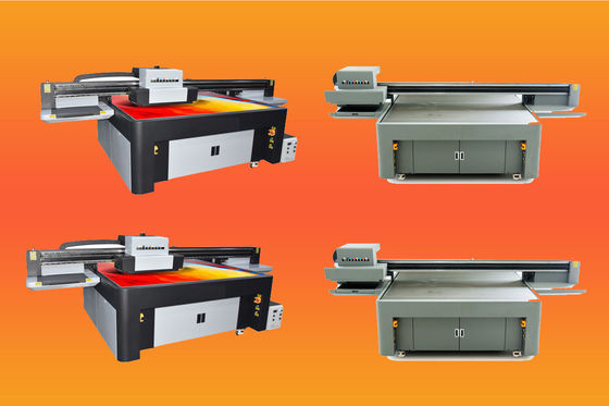UV Inkjet εκτυπωτής Konica 1024I 108 Sqm/ώρα Λευκό χρώμα Ελαφρύ λάδι διπλό δρόμο