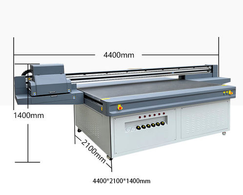 Μεγάλο μορφότυπο UV εκτυπωτής 2500mm / UV flatbed εκτυπωτής με έντονο CMYK + φωτεινό χρώμα 8 Pass