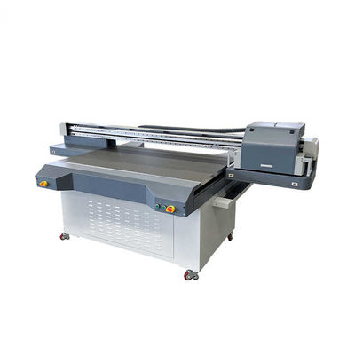 Ανάλυση UV Inkjet Ακατάστατα και ευέλικτα υλικά Flatbed εκτυπωτής με δομή χάλυβα πλαίσιο