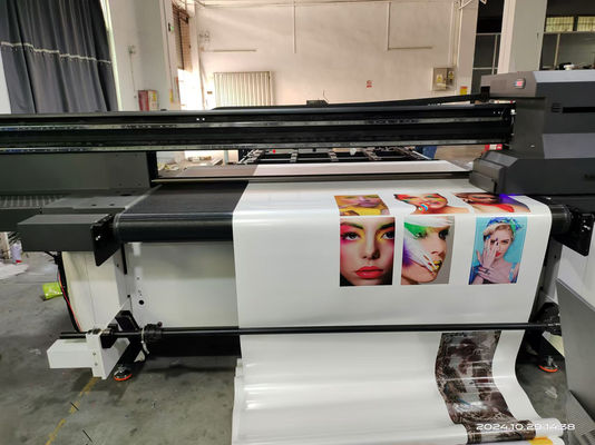 UV flatbed εκτυπωτής κυλίνδρου σε κυλίνδρο με σύστημα επεξεργασίας LED για πολυχρωματική εκτύπωση