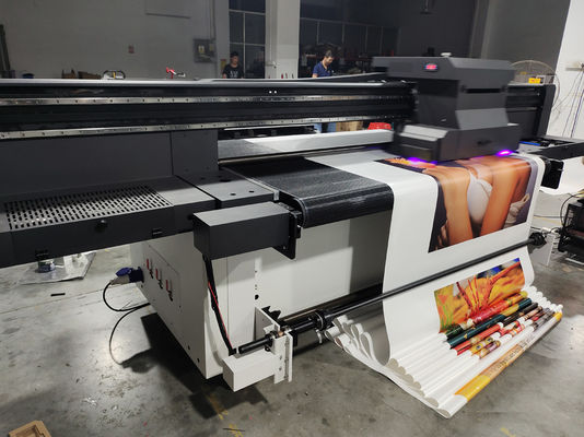 1440 DPI CMYK Λευκός μελάνι UV τυπογράφος κυλίνδρων με διεπαφή Ethernet / USB