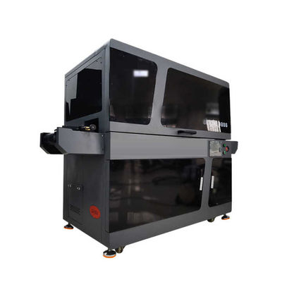 Ηλεκτρική τροφοδοσία AC 220V/50Hz/60HZ Μοναδικός διαδρόμος UV εκτυπωτής με ακροφύσιο Ricoh Gen 5i και σύστημα στεγνώσεως λαμπτήρα UV LED