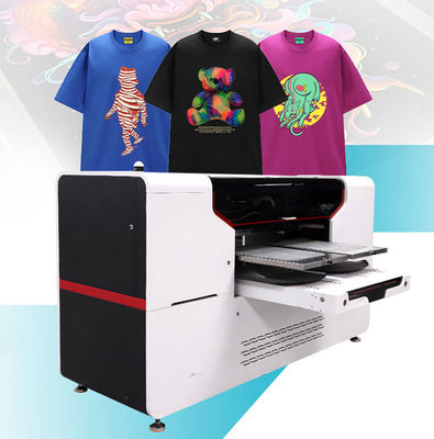 Τυπωτής DTG για υφάσματα ένδυσης 450KG Ακαθάριστο βάρος 1/300 ίντσες Σπρέι τρύπα διαχωρισμός μακροχρόνια απόδοση