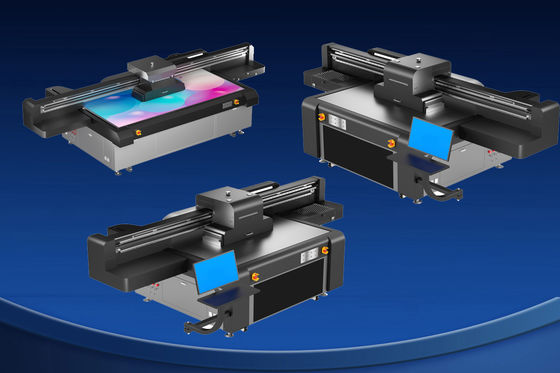 Εκτυπωτής UV μονής διέλευσης με ύψος μέσου μεγέθους 0-10cm, με ακροφύσιο Ricoh Gen 5i και παροχή ρεύματος AC 220V/50Hz/60Hz