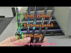 Εκτυπωτής κάρτας UV ύψους 10cm με WCMYKLCLM Light Oil LED Περιβαλλοντικά φιλικό μελάνι